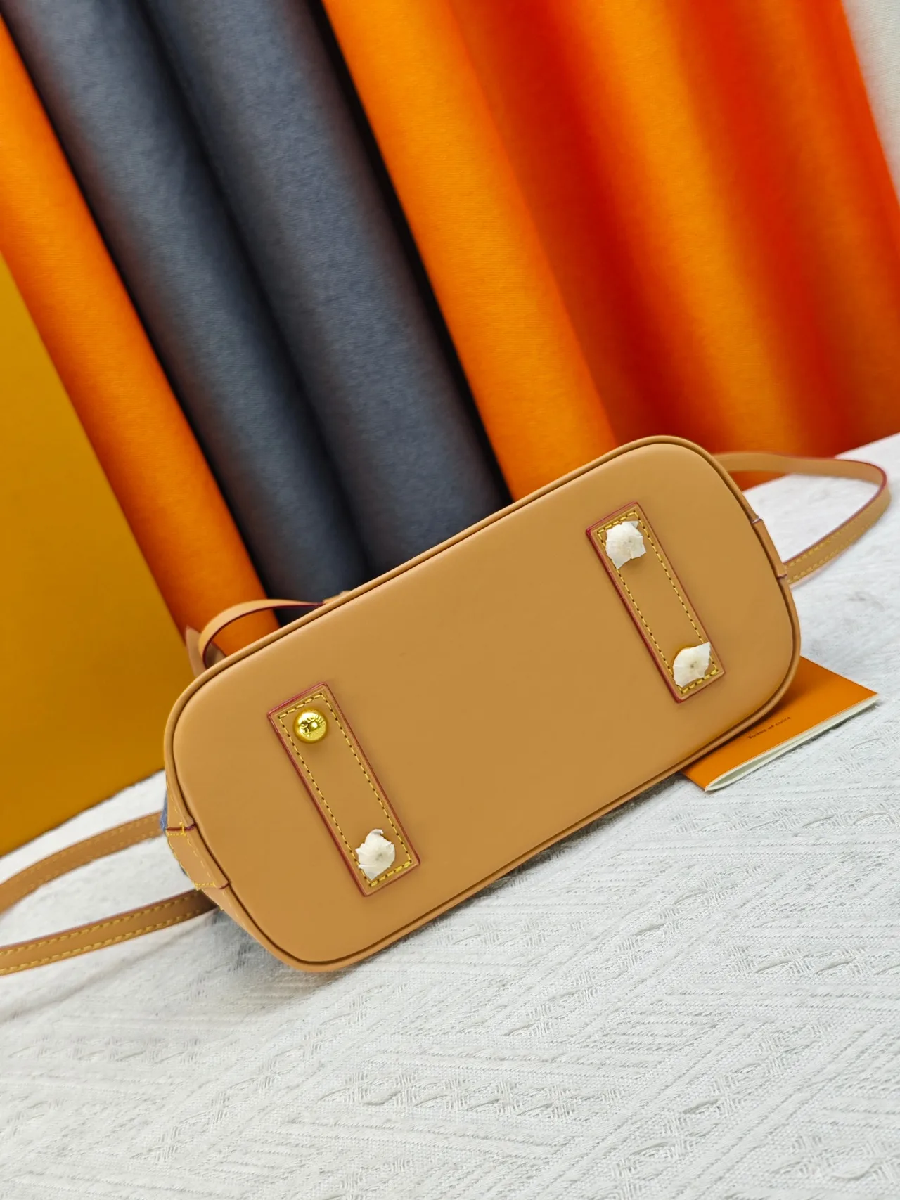Louis Vuitton Canvas Top-Handle Bag in Blue · view 5