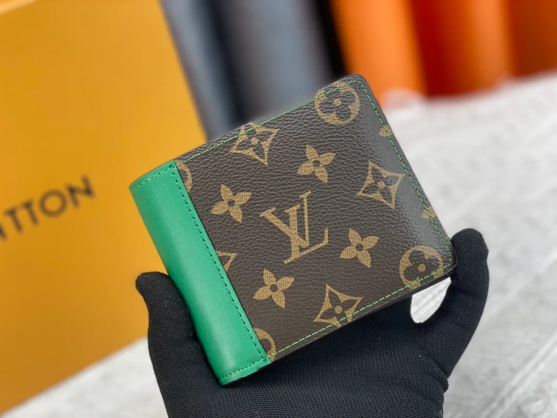 Louis Vuitton Canvas Monogram Wallet in Brown · view 1