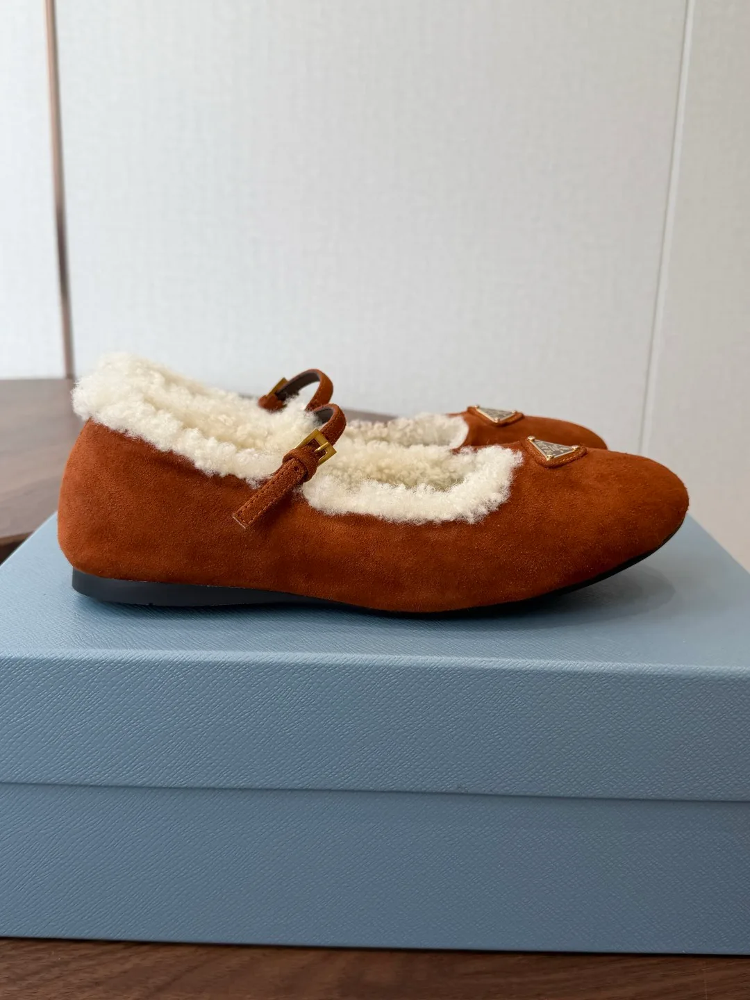 Prada Mary Jane Shoes in Brown · view 4