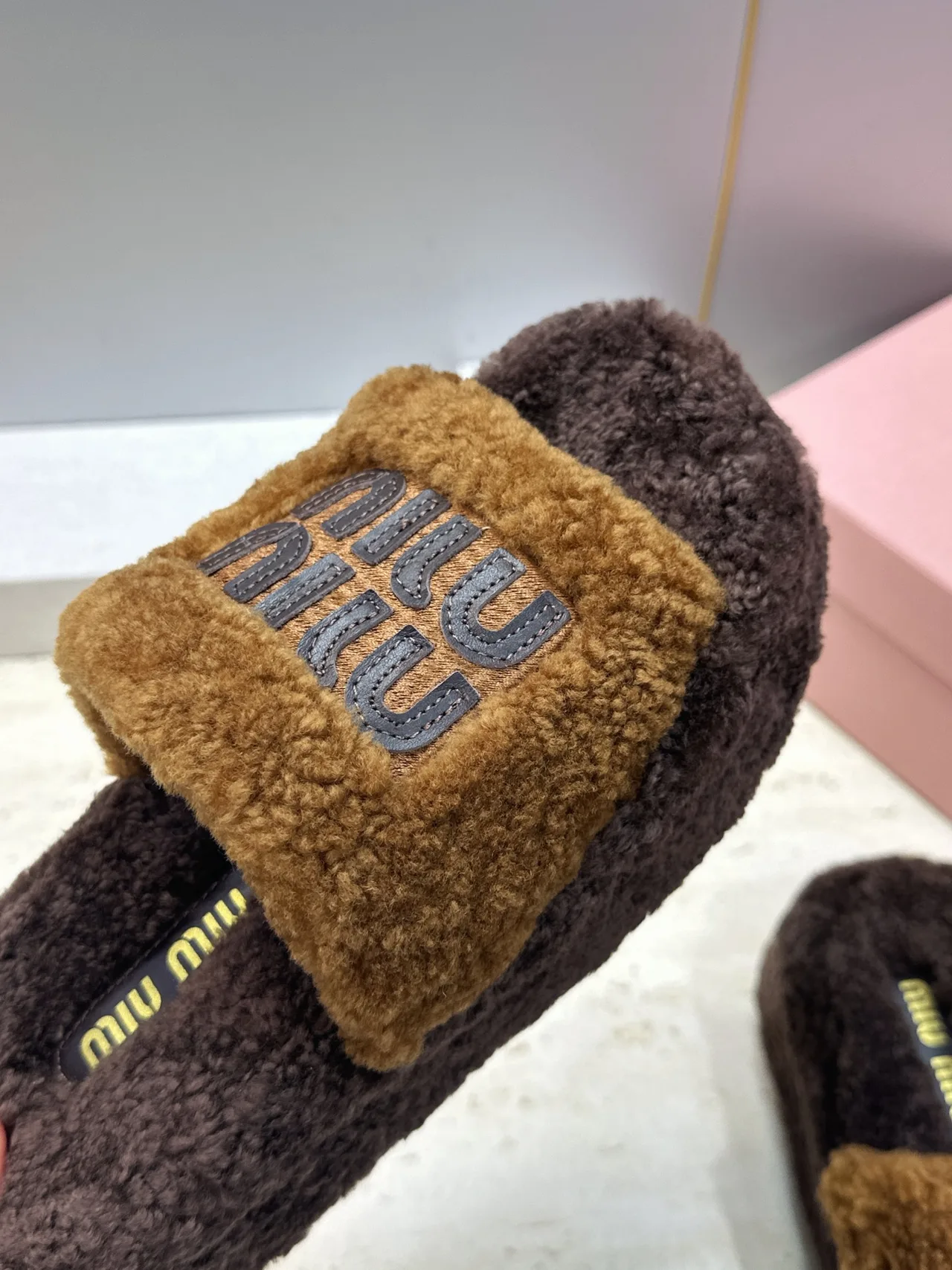 Miu Miu Slippers in Brown · view 8