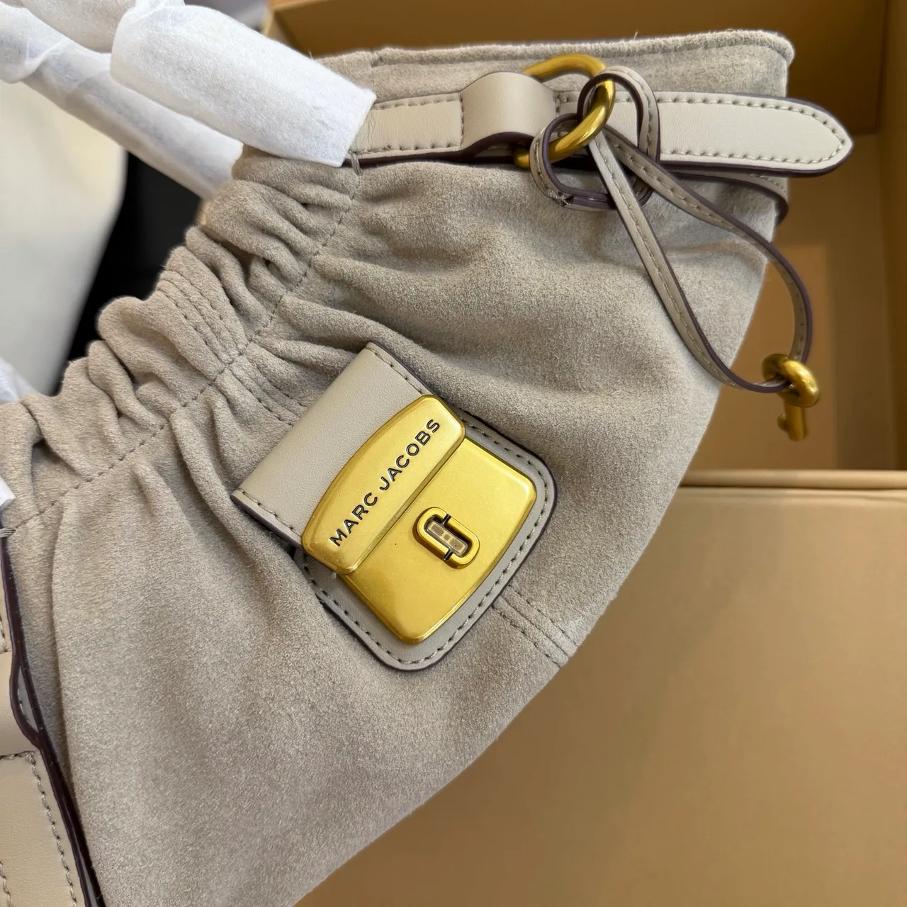 Marc Jacobs Cowhide Hobo Bag in Grey · view 4