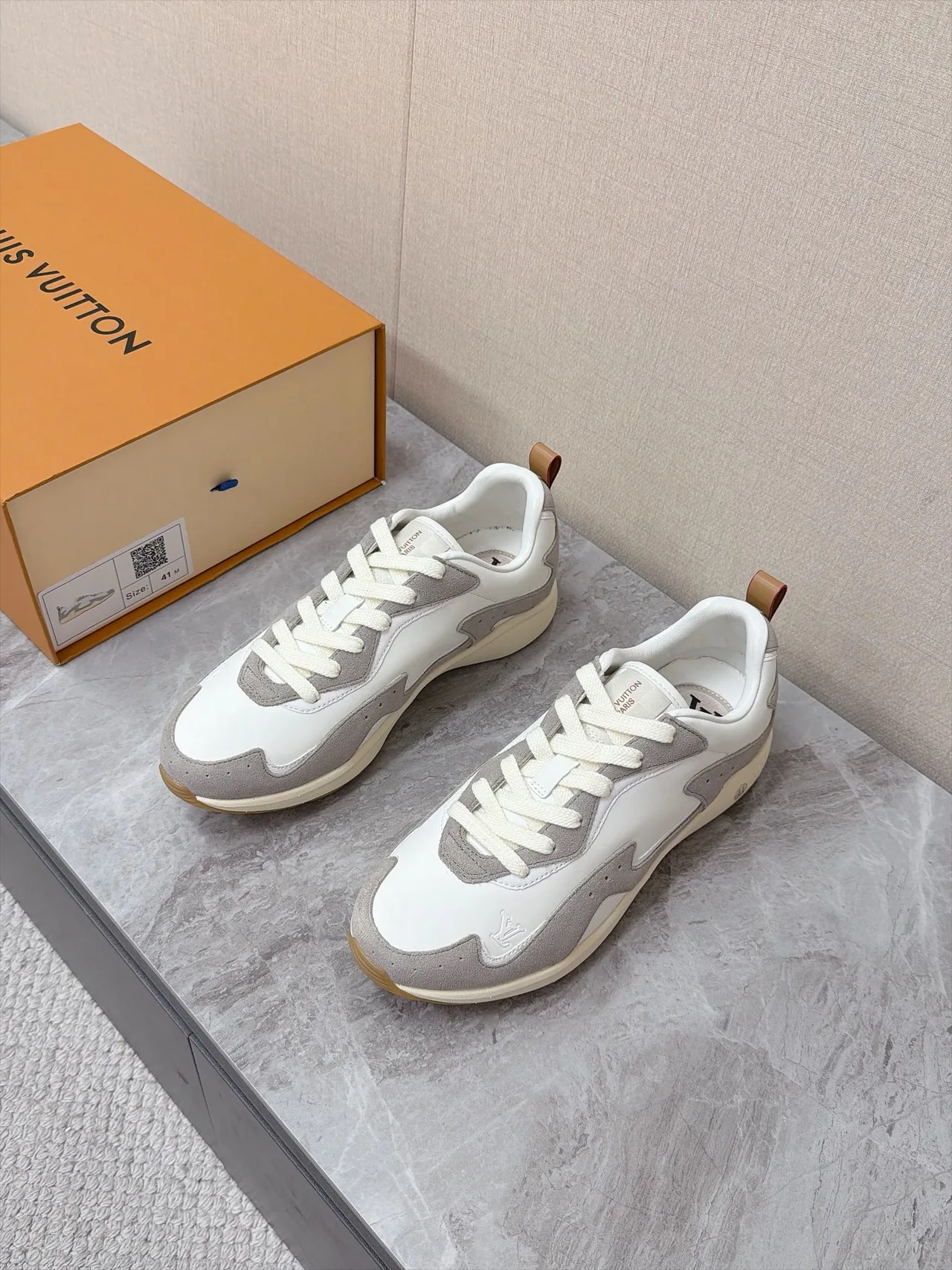 Louis Vuitton Nylon Sneakers in White · view 1