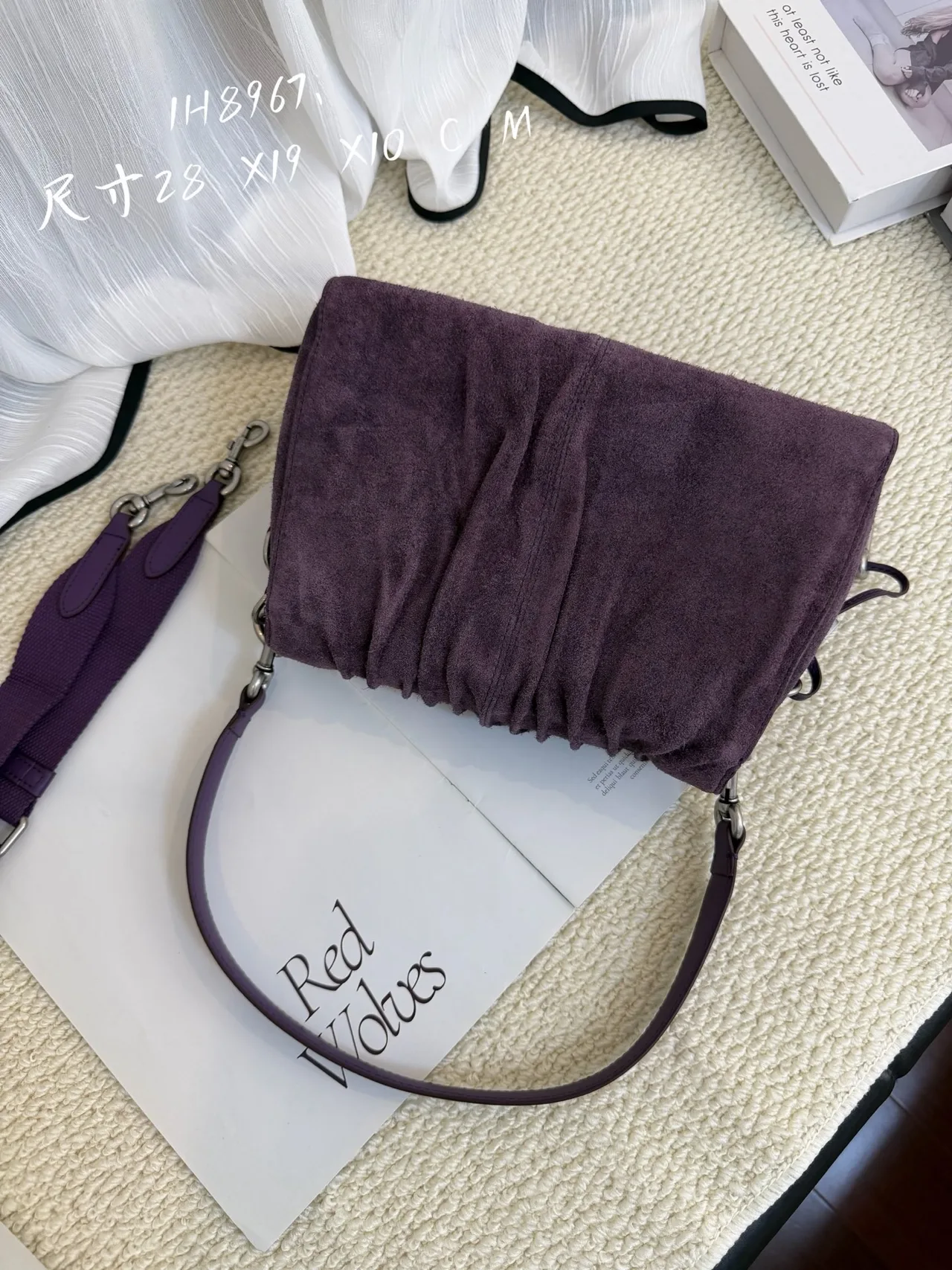 Marc Jacobs Cowhide Clutch in Purple · view 2