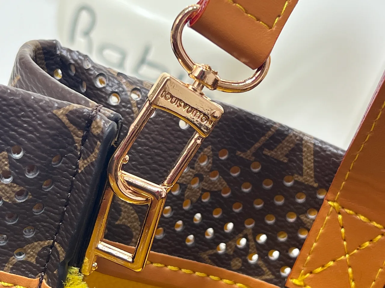 Louis Vuitton Cowhide Monogram Tote in Brown · view 7