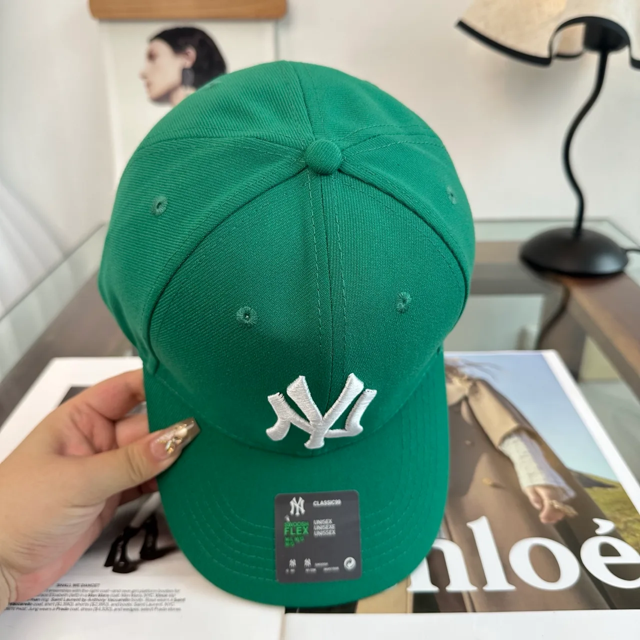 New Era Baseball Cap in Green · view 5