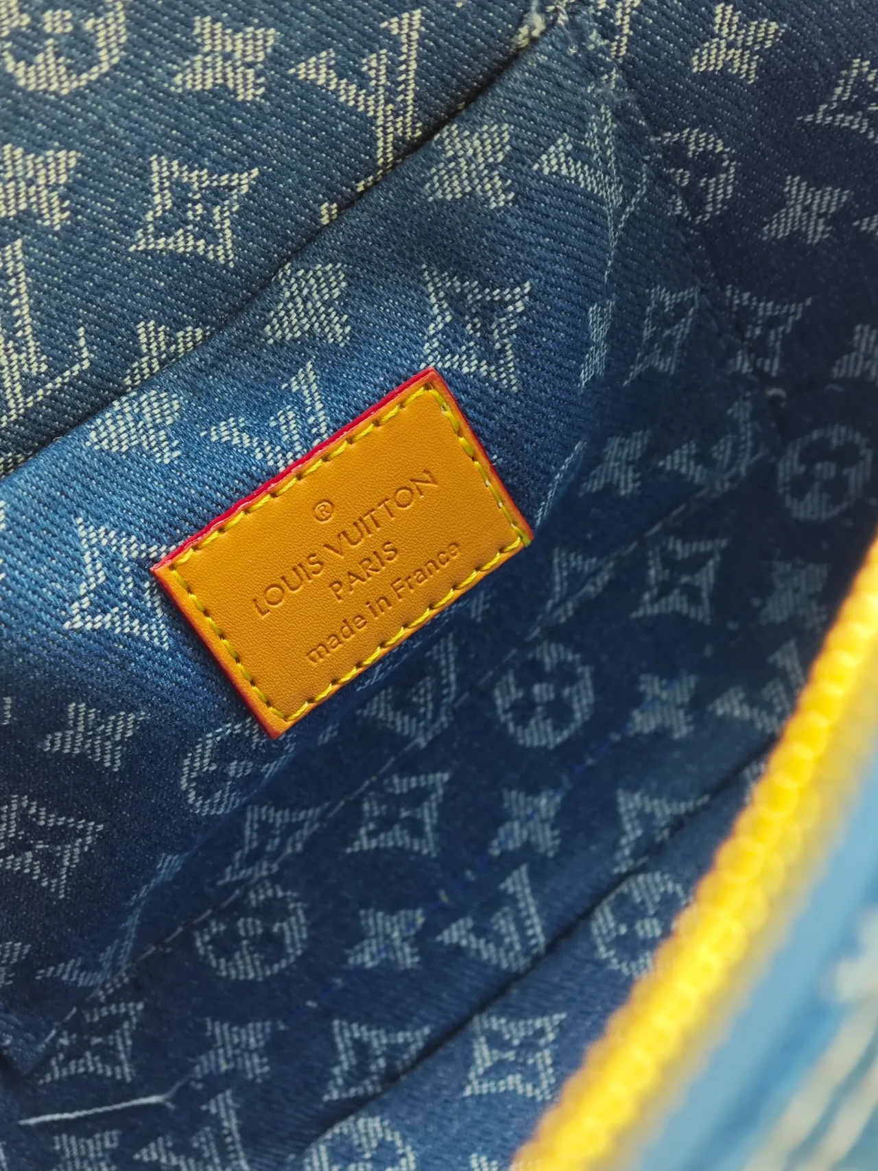 Louis Vuitton Canvas Top-Handle Bag in Blue · view 8