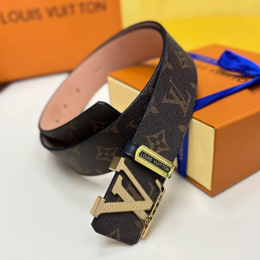 Louis Vuitton LV Monogram Belt in Brown · view 1