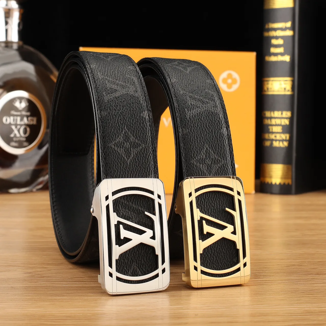 Louis Vuitton LV Buckle Belt in Black · view 8