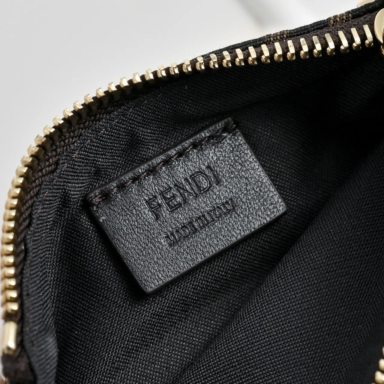 Fendi Chain Pouch in Brown · view 8