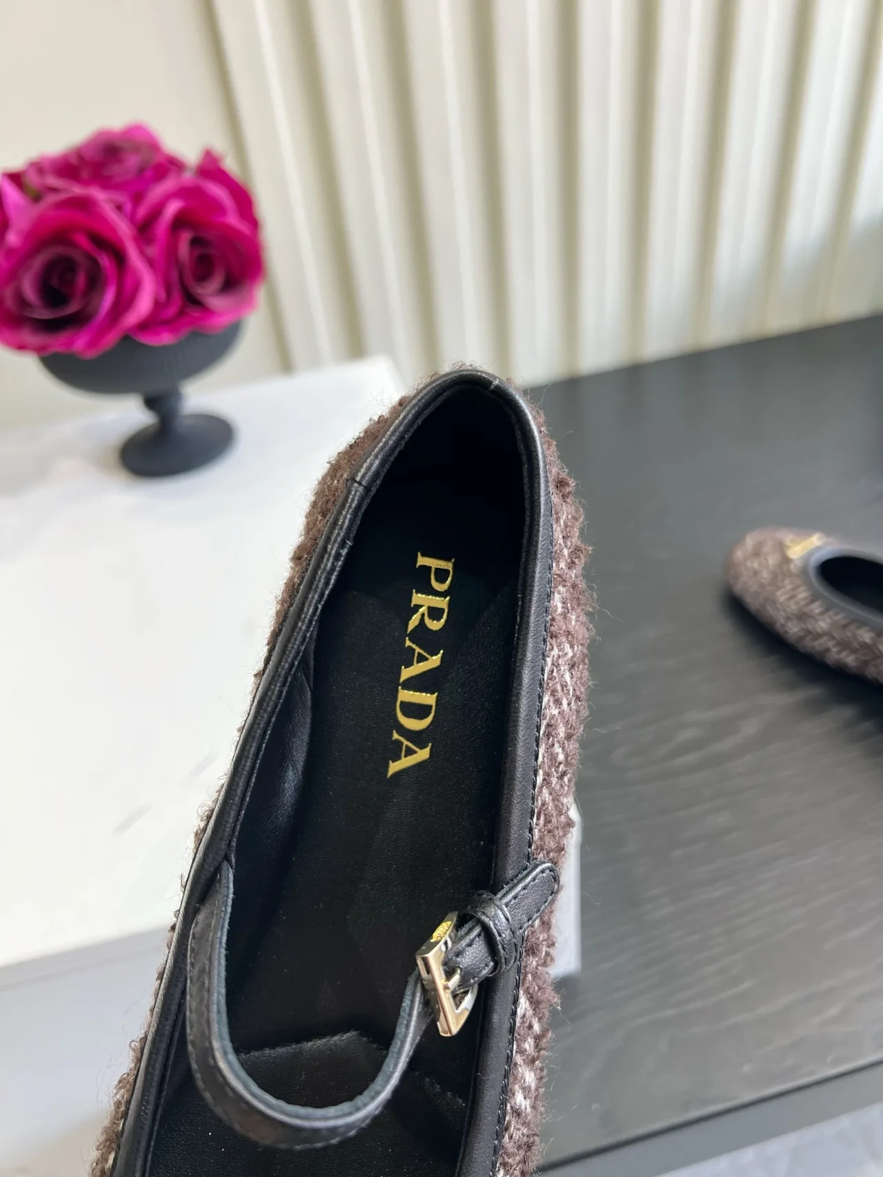 Prada Flats in Brown · view 8