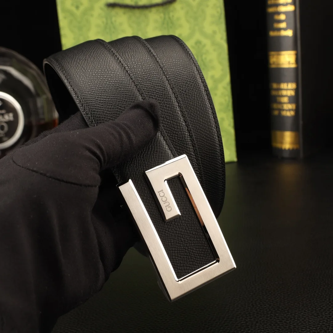 Gucci Rectangular G automatic belt in Black · view 5