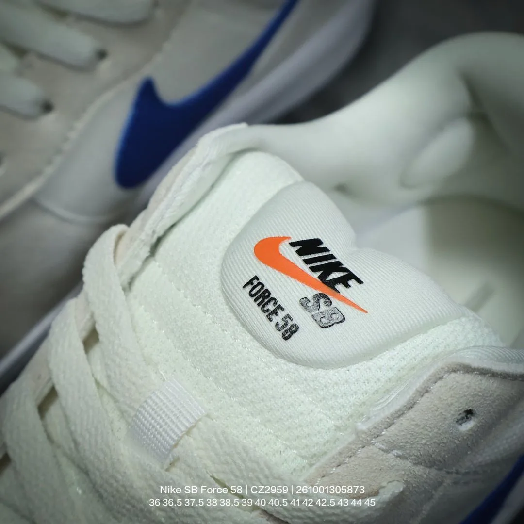 Nike SB Force 58 Sneakers in Cream · view 8