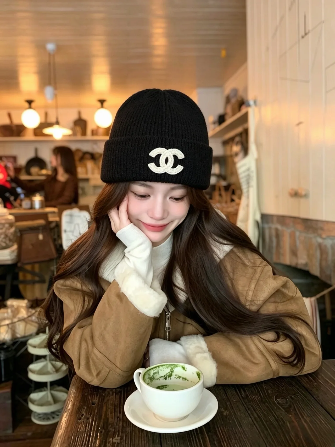 Chanel Beanie in Black · view 2