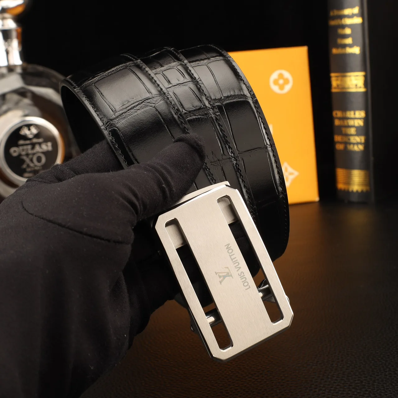 Louis Vuitton Automatic Belt in Black · view 5