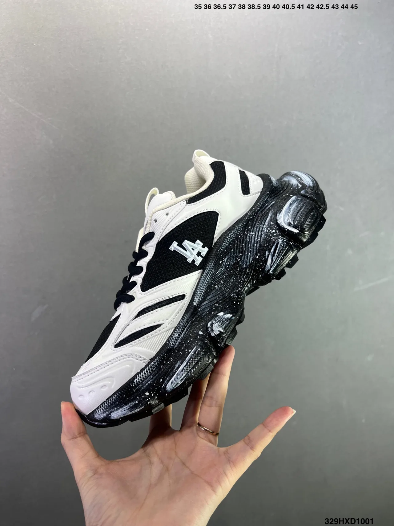MLB LA Chunky Sneakers in White · view 3