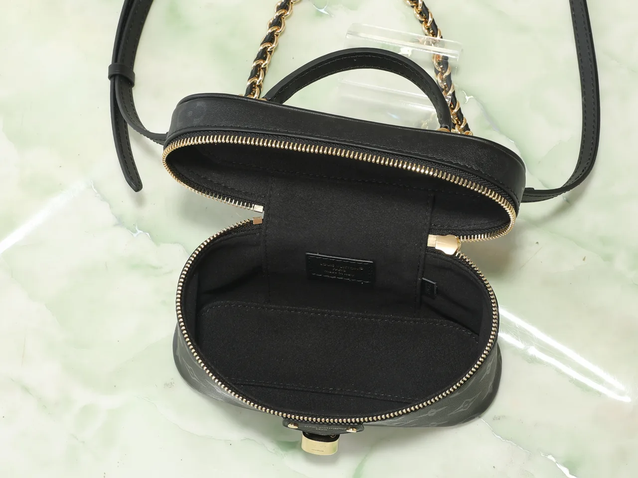 Louis Vuitton Cowhide Handbag in Black · view 8