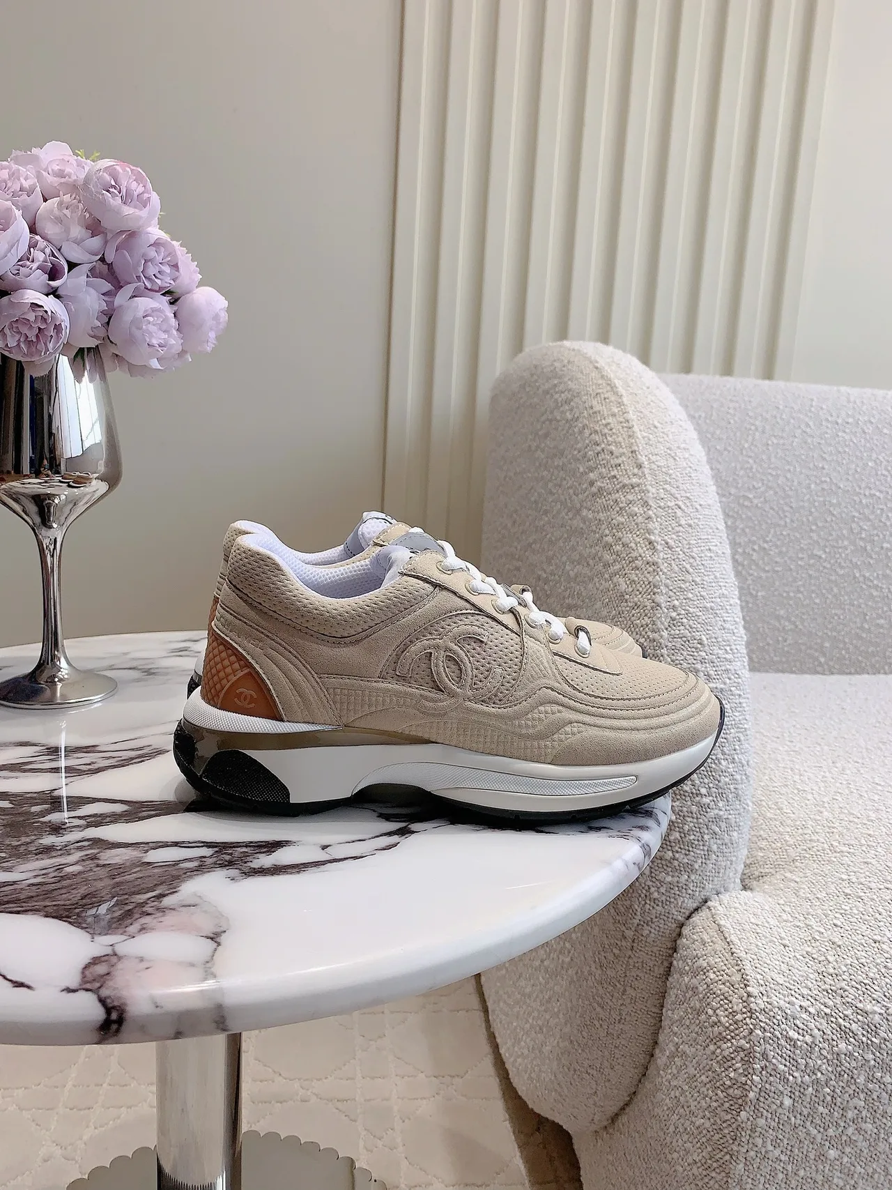 Chanel Sneakers in Beige · view 4