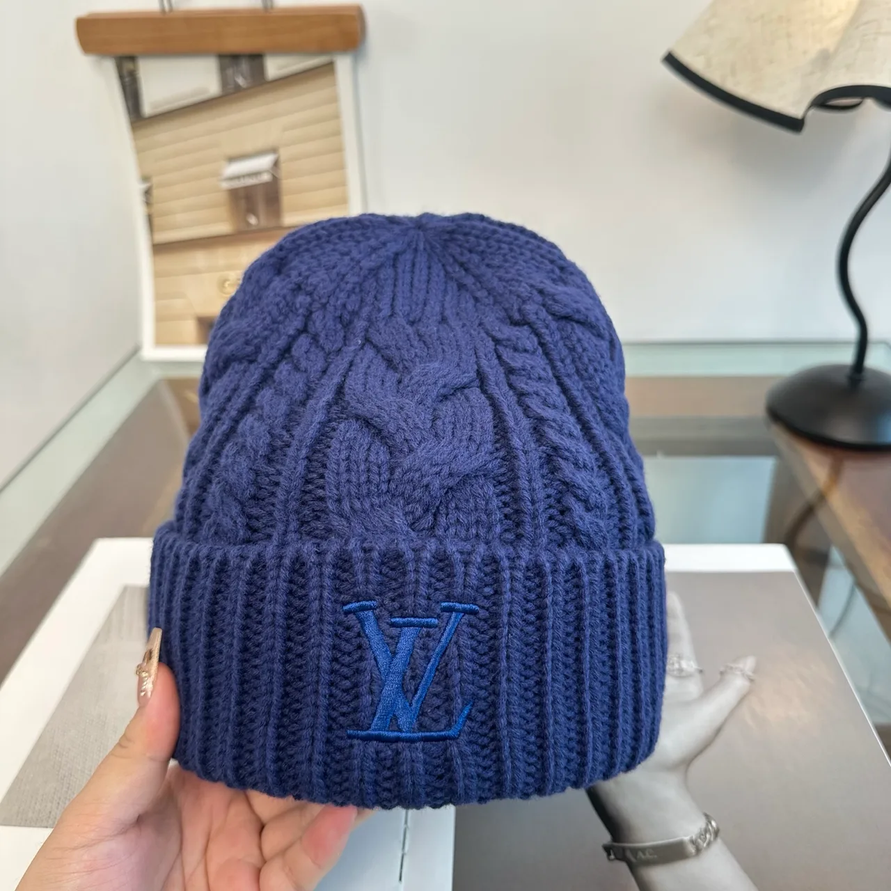 Louis Vuitton Beanie in Blue · view 5