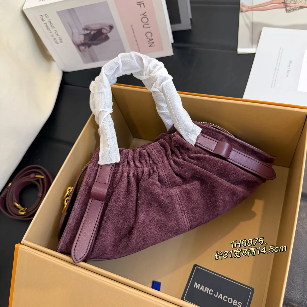 Marc Jacobs Cowhide Hobo Bag in Purple · view 2