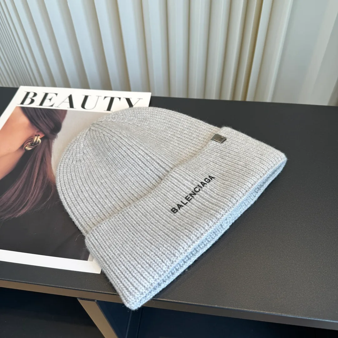 Balenciaga Beanie in Grey · view 1