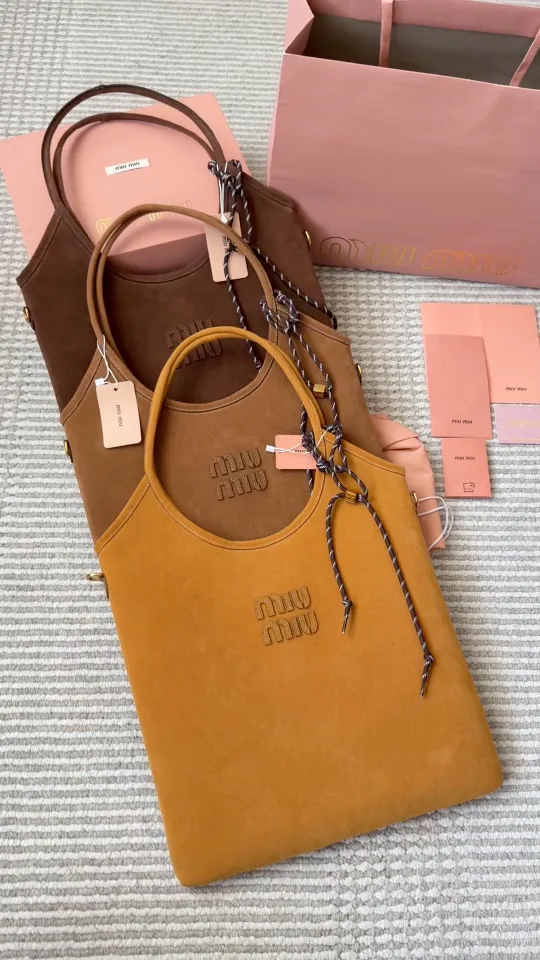 Miu Miu Ivy Tote in Brown / Tan · view 2