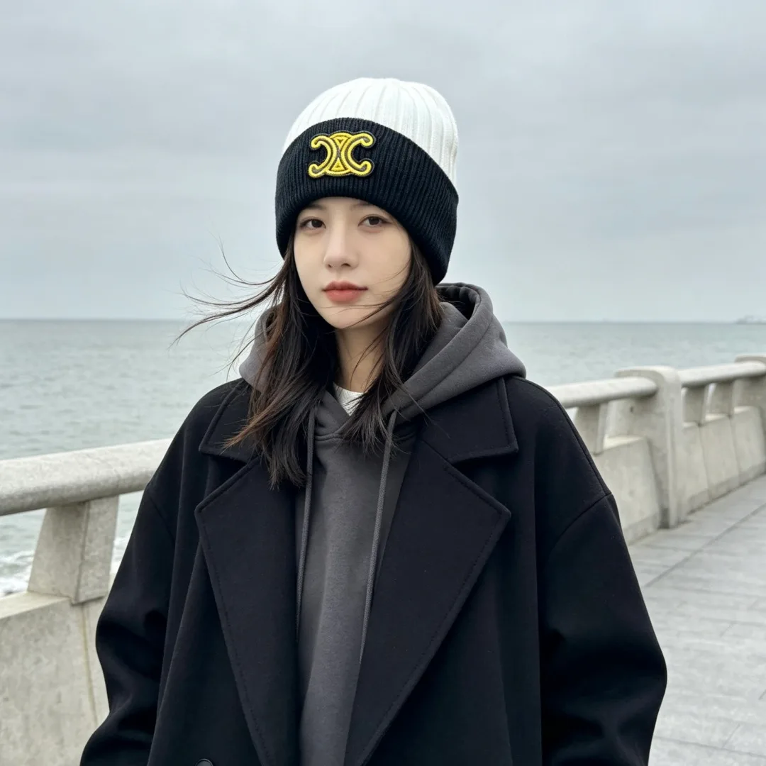 Celine Beanie in White · view 2