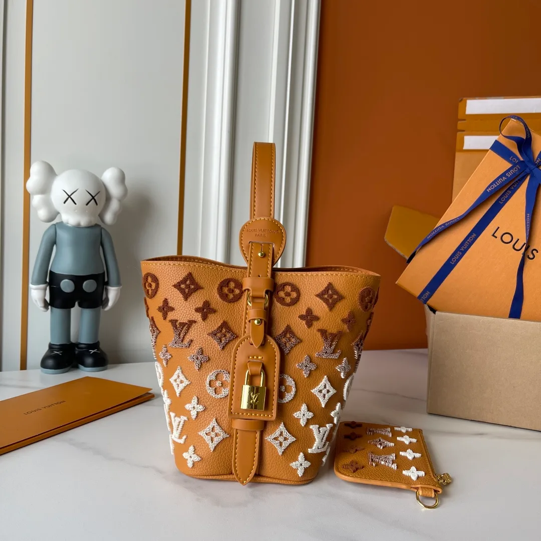 Louis Vuitton Cowhide Monogram All In BB Bag in Brown · view 3