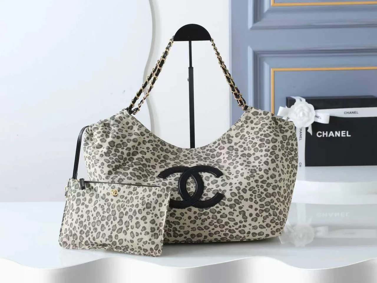 Chanel Hobo Bag in Beige · view 1