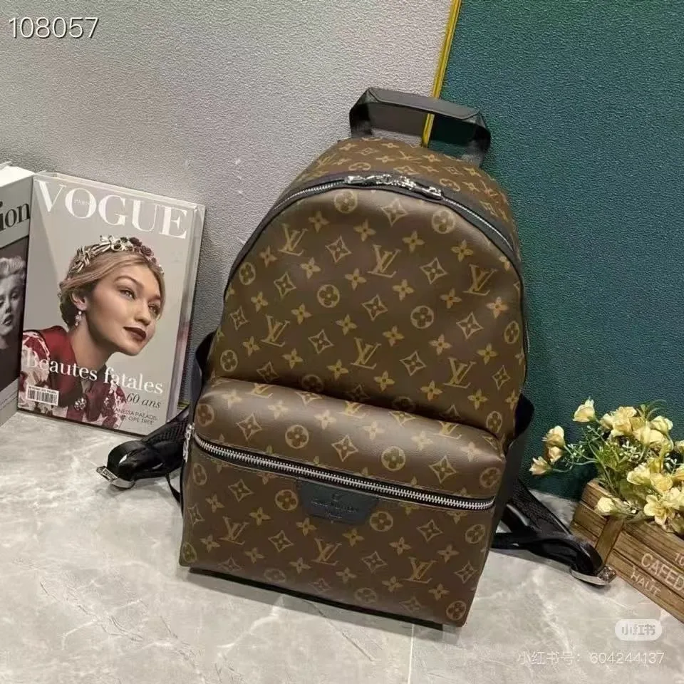 Louis Vuitton Monogram Backpack in Brown / Black · view 1