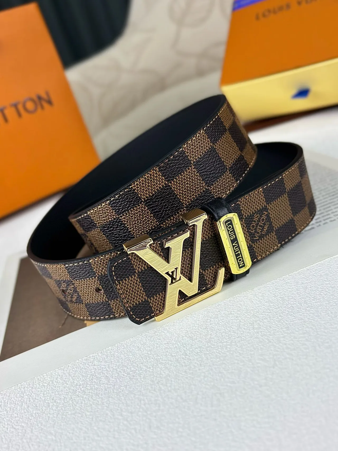 Louis Vuitton Reversible Belt in Brown · view 6