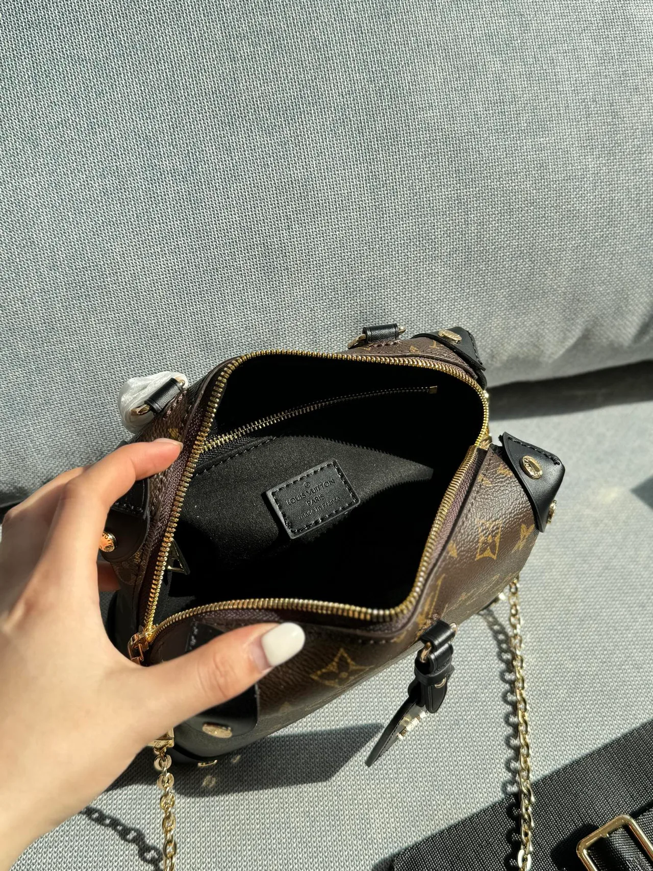 Louis Vuitton Petite Malle Souple Handbag in Brown · view 8