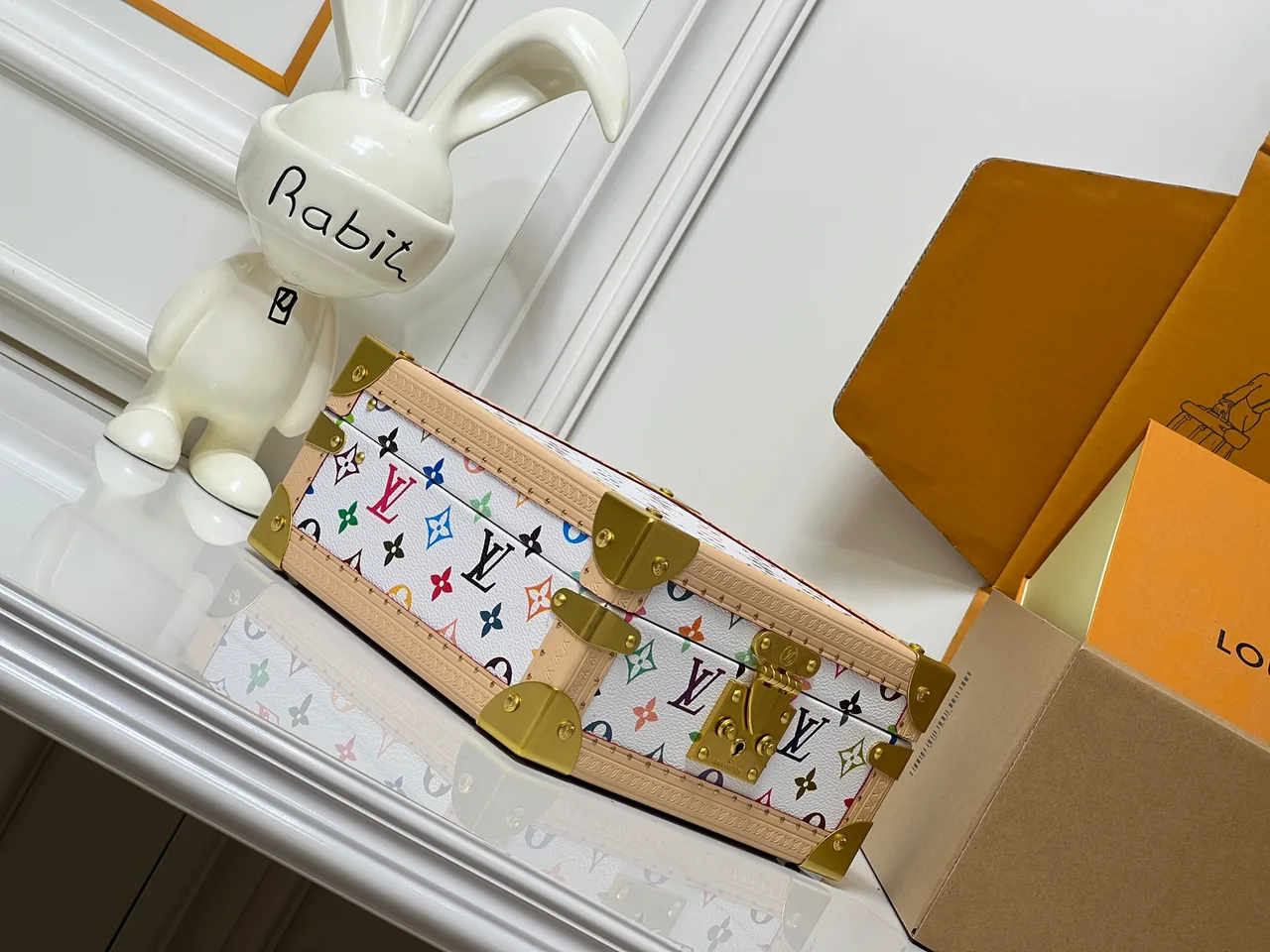 Louis Vuitton Canvas Jewelry Case in White · view 1