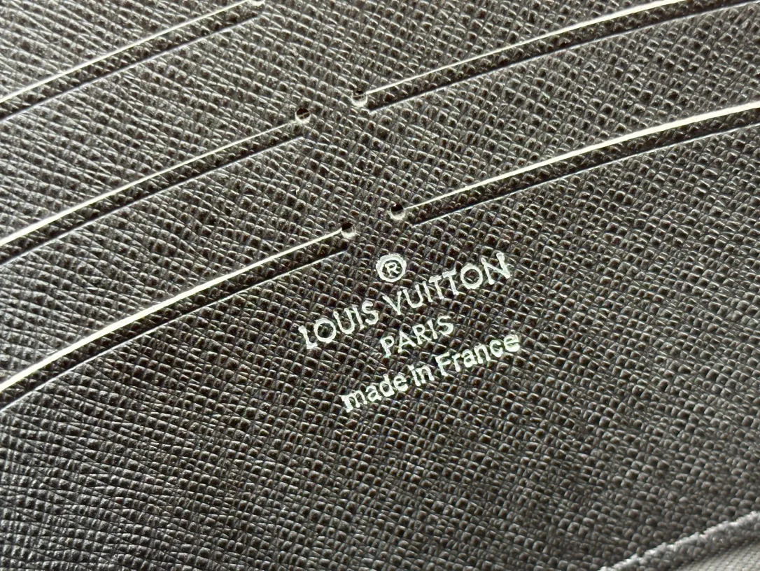Louis Vuitton Canvas Check Clutch in Grey · view 8