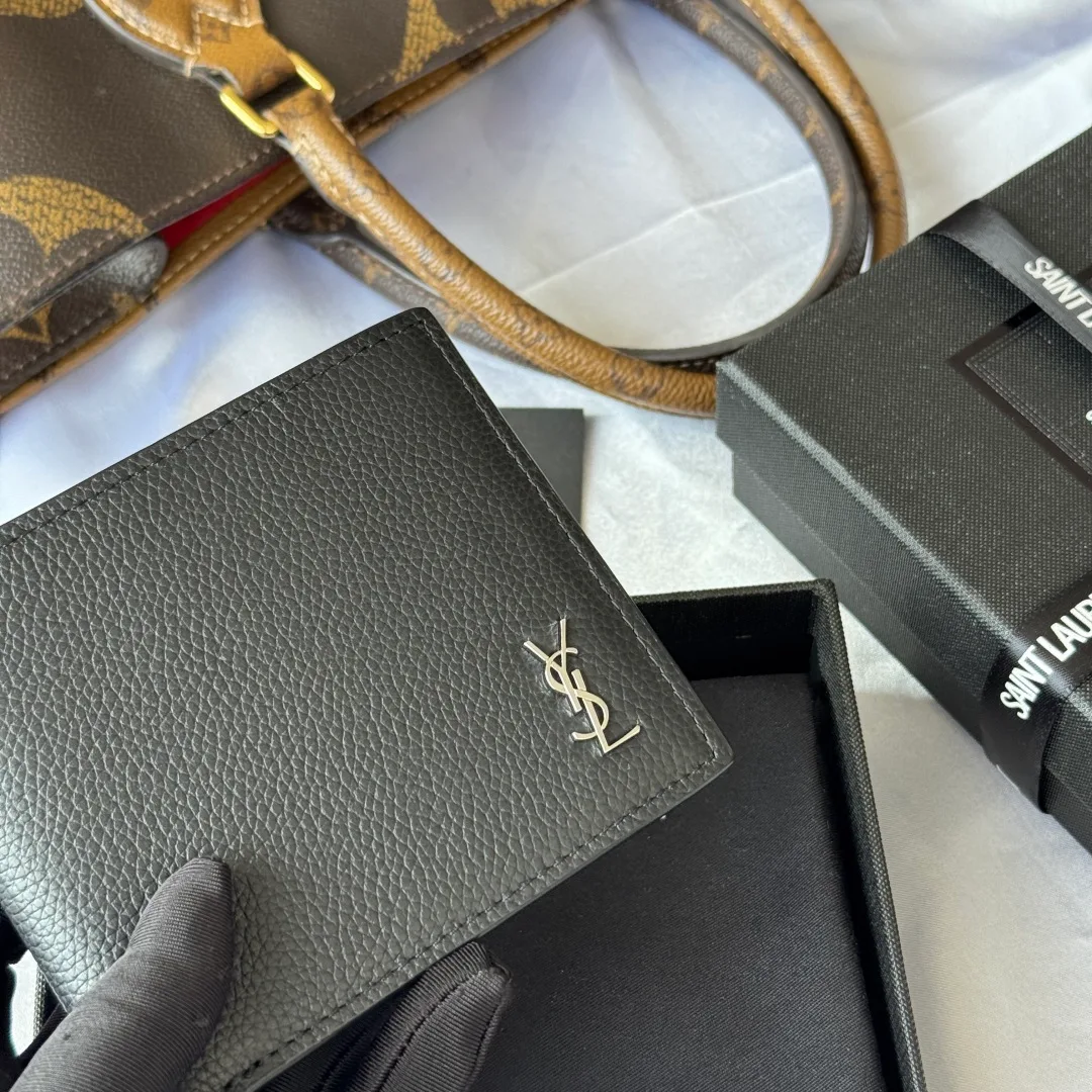 Saint Laurent Bifold Wallet in Black · view 5