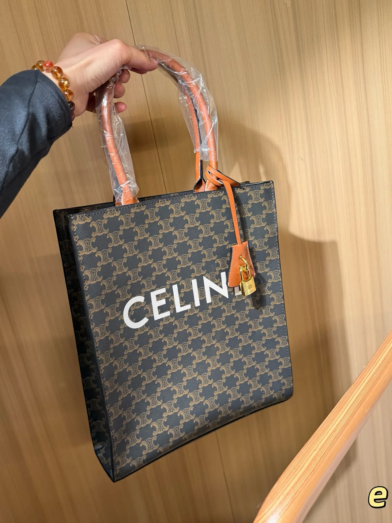 Celine Cabas Tote in Brown · view 3