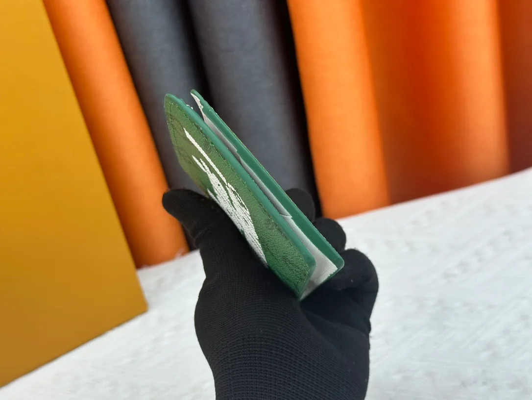 Louis Vuitton Canvas Wallet in Green · view 6
