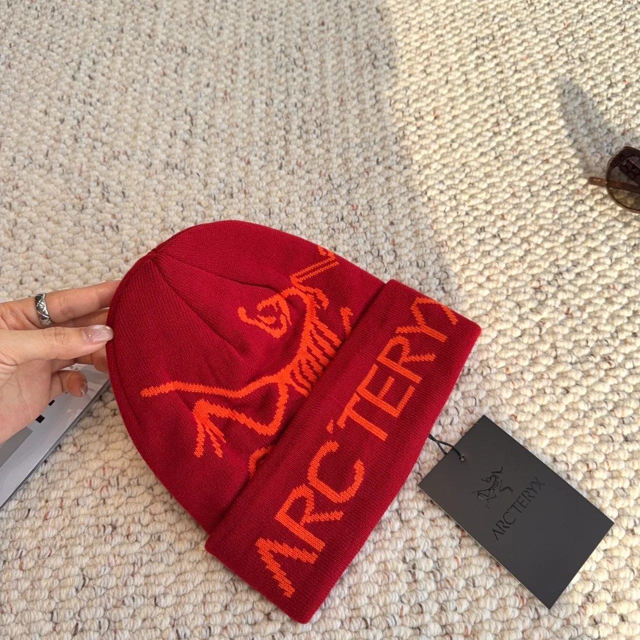 Arcteryx Beanie in Red · view 1