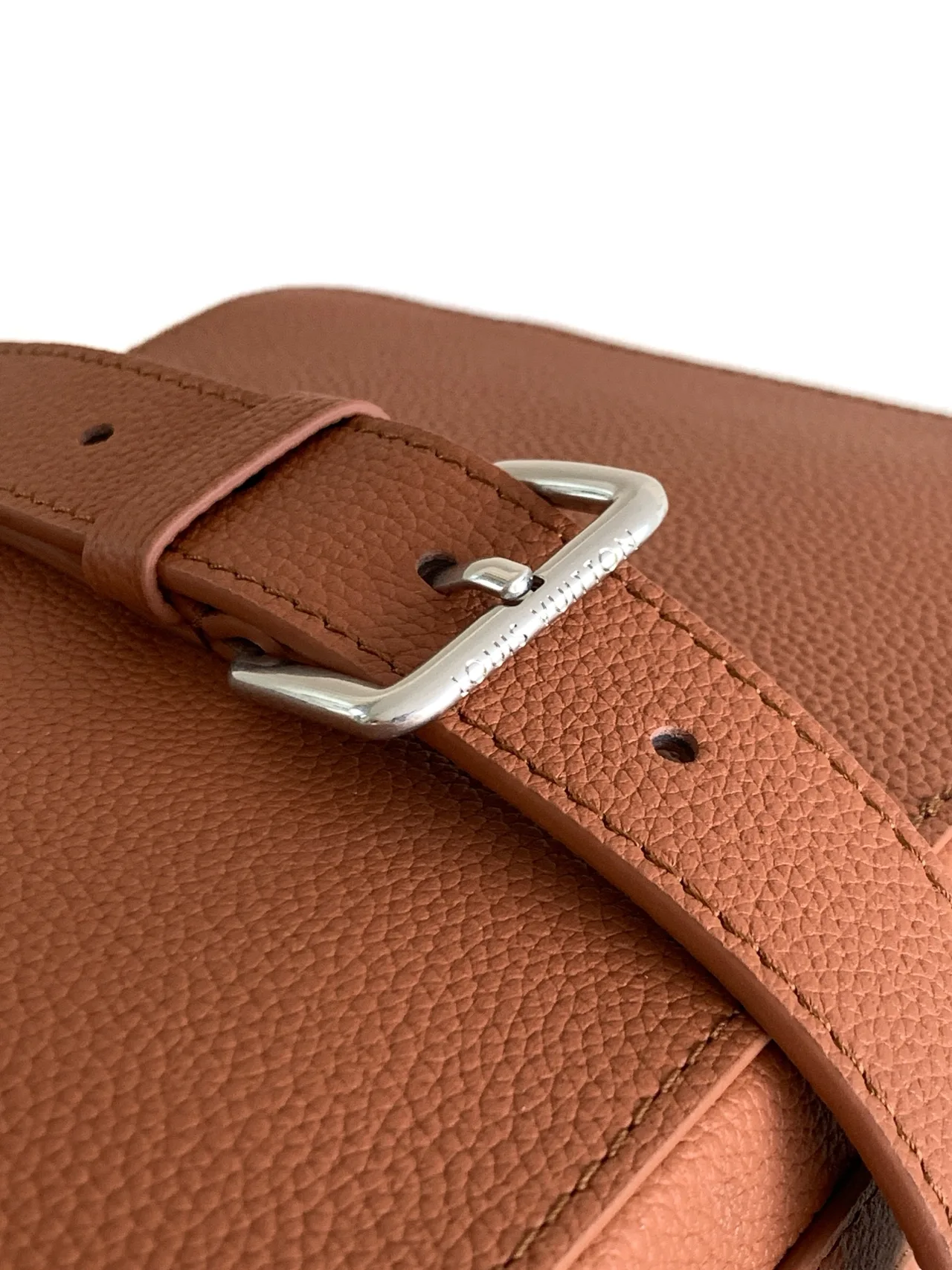 Louis Vuitton Cowhide Messenger Bag in Brown · view 7