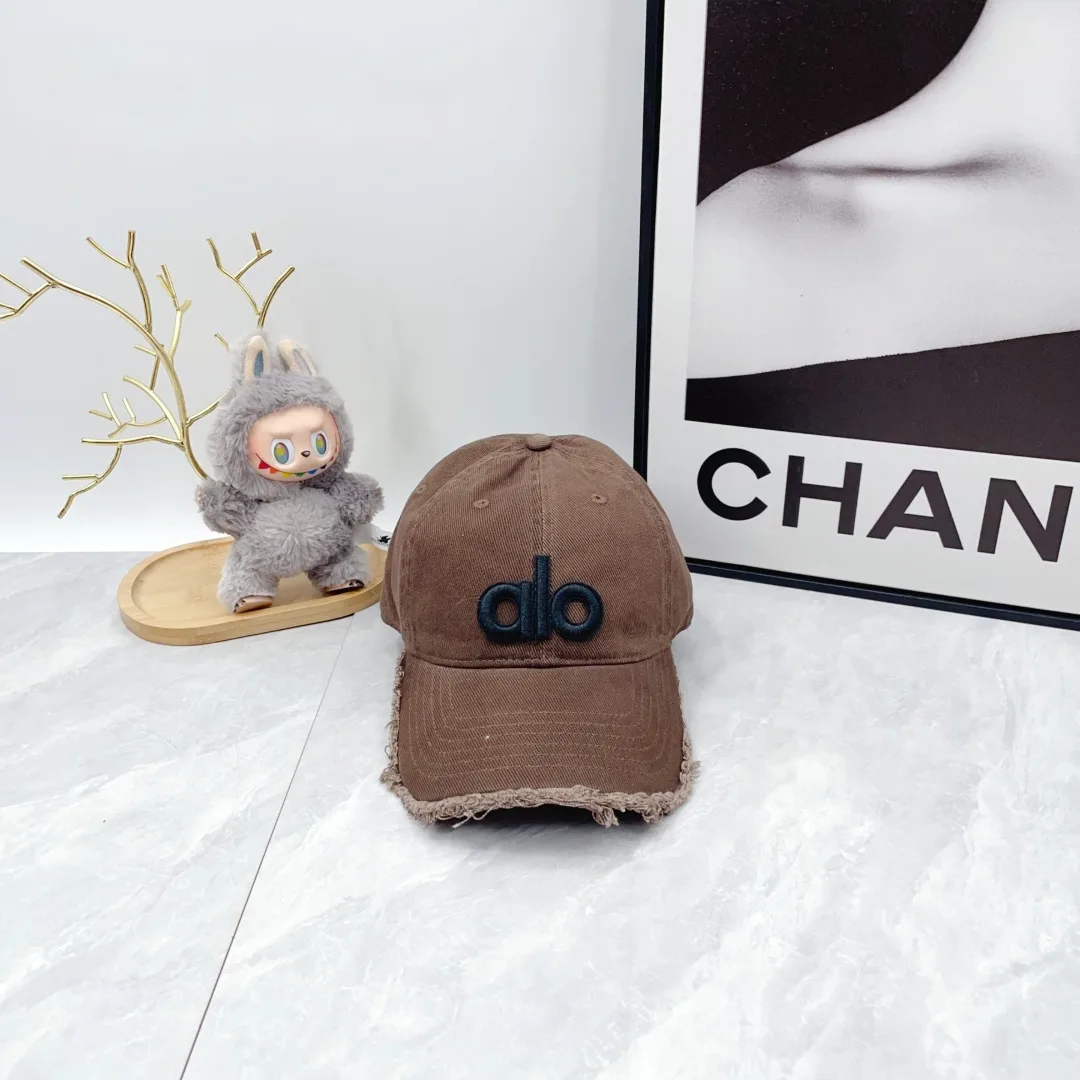 Alo Embroidered Baseball Cap in Brown · view 6