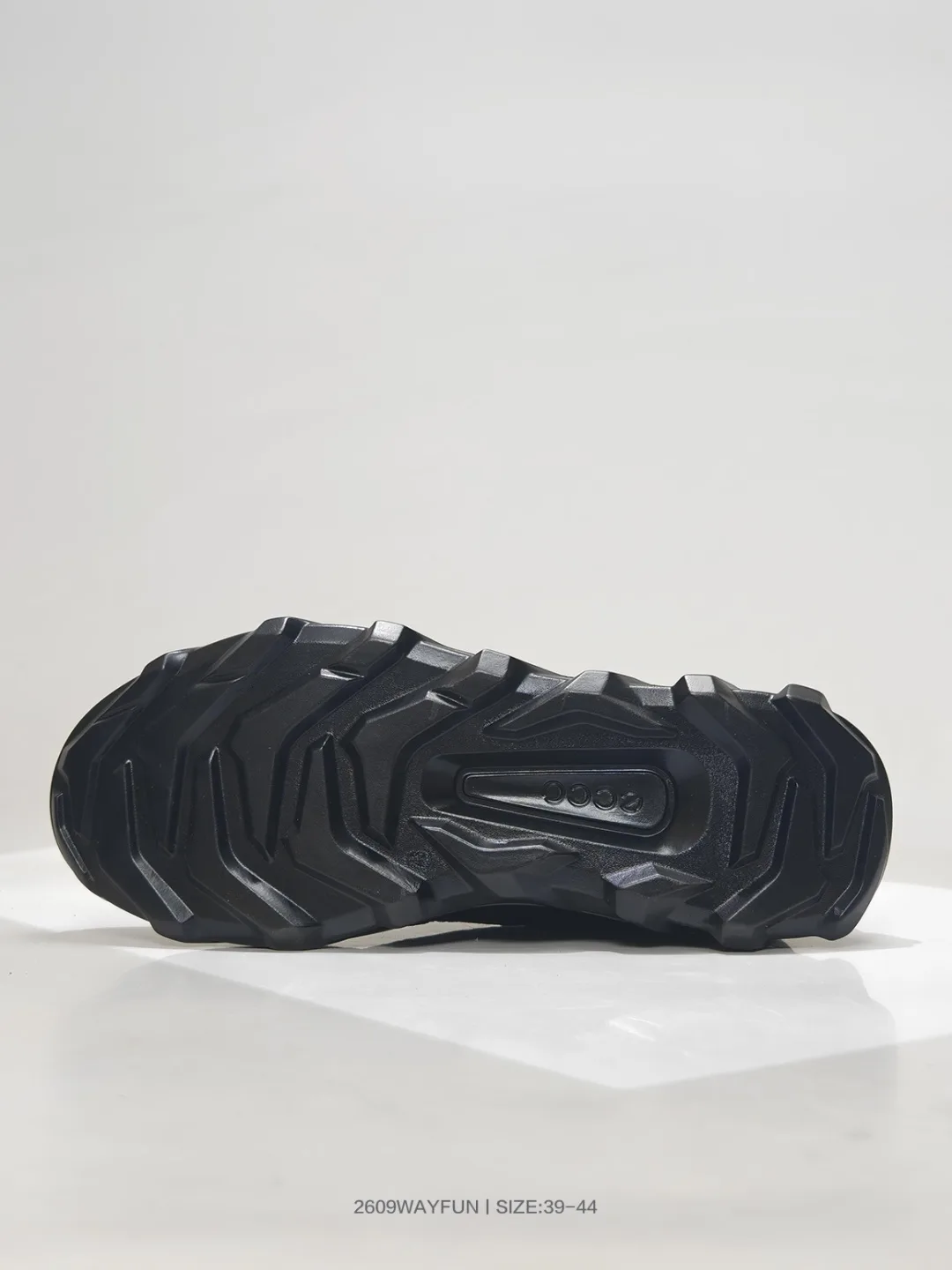 Chunky Lace-Up Sneakers in Black · view 6