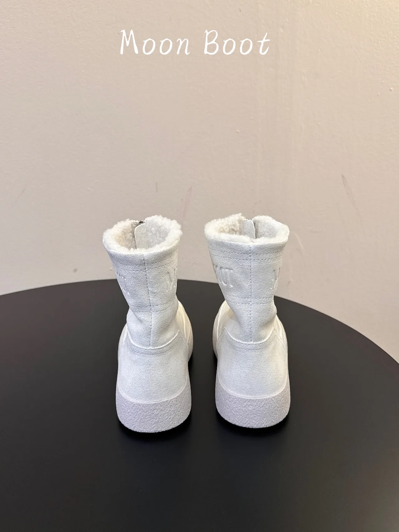 Moon Boot Ankle Boots in White · view 6