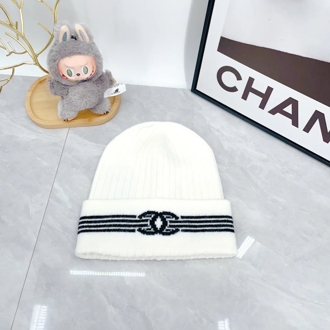 Chanel Beanie in White · view 1