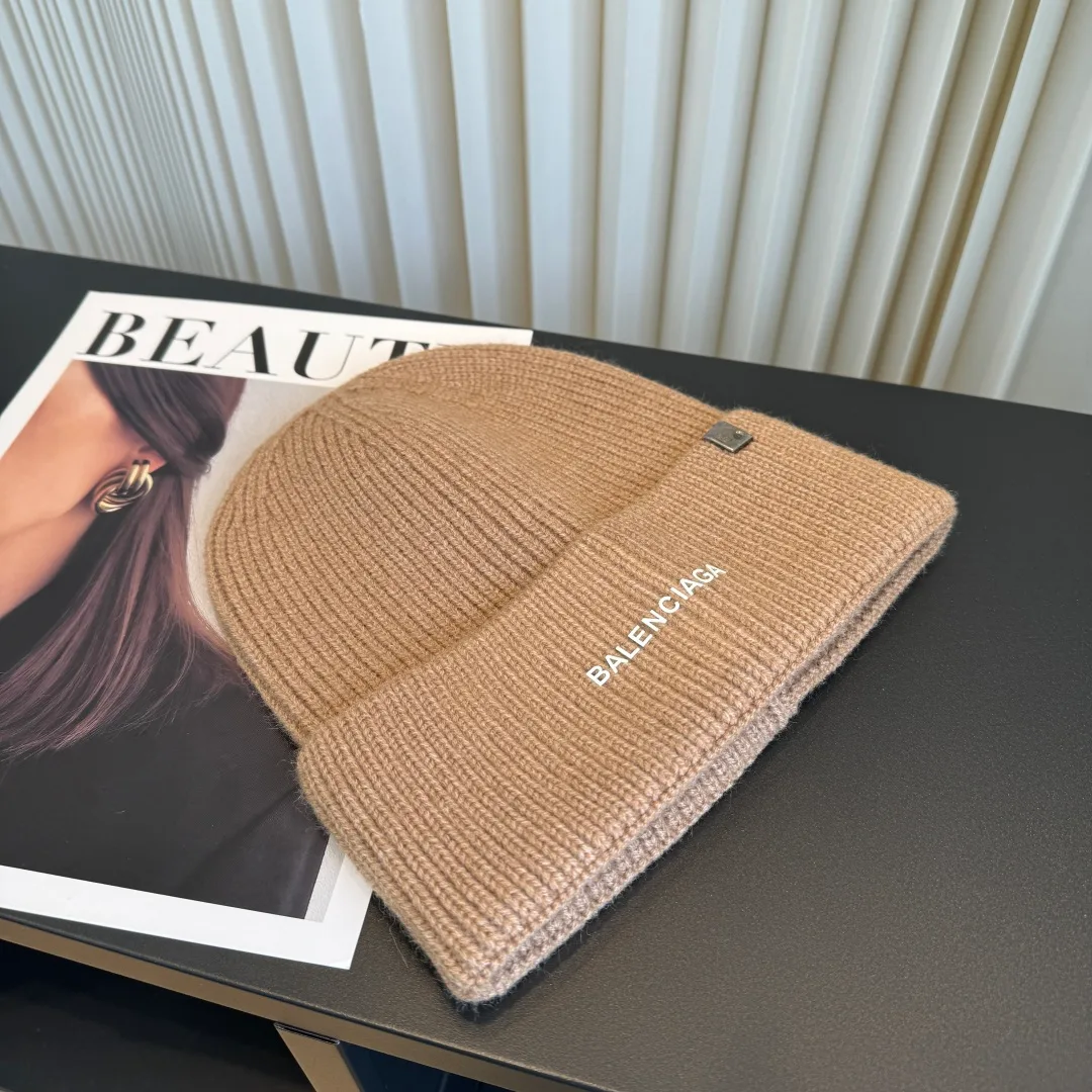 Balenciaga Beanie in Tan · view 4