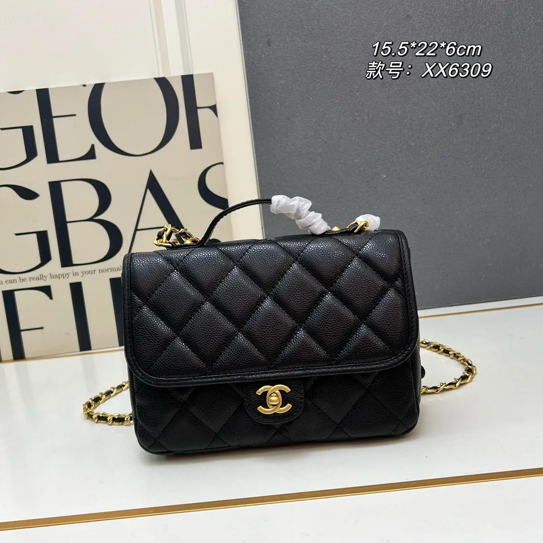 Chanel Calfskin Quilted Backpack in Black · view 1