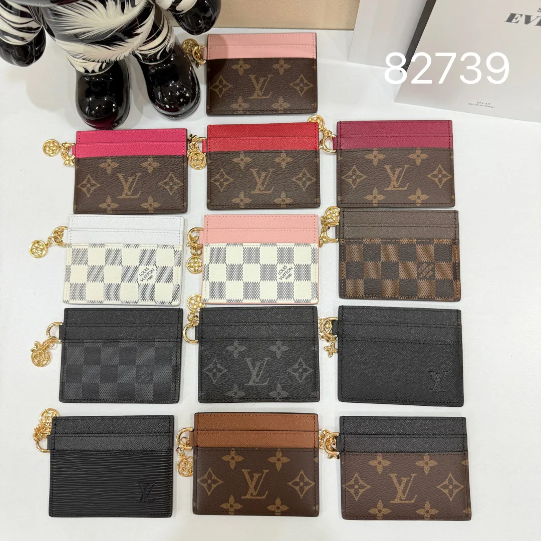 Louis Vuitton Charm Cardholder in Brown & White & Black · view 2
