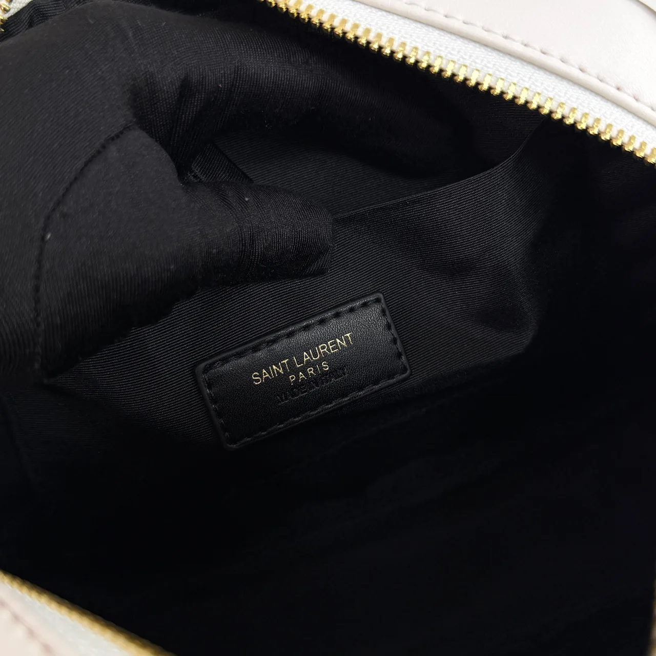 Saint Laurent Quilted Handbag in White · view 7