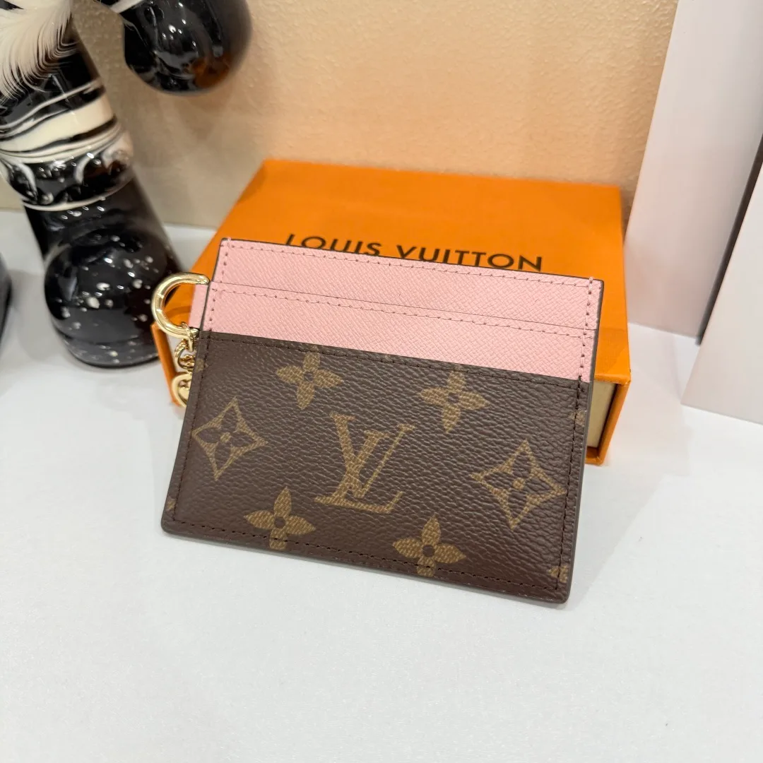 Louis Vuitton Charm Cardholder in Brown & White & Black · view 1