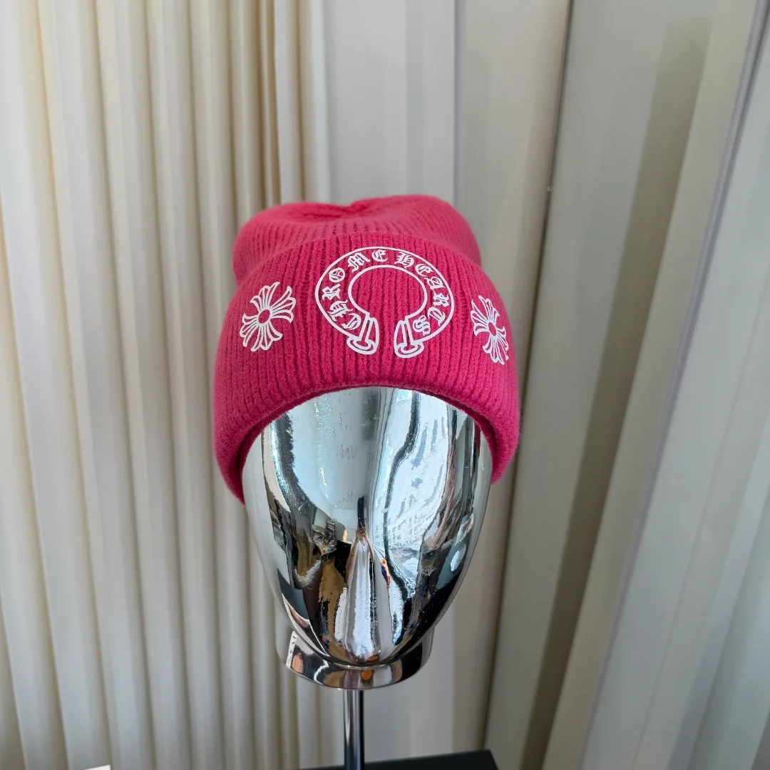 Chrome Hearts Beanie in Pink · view 3