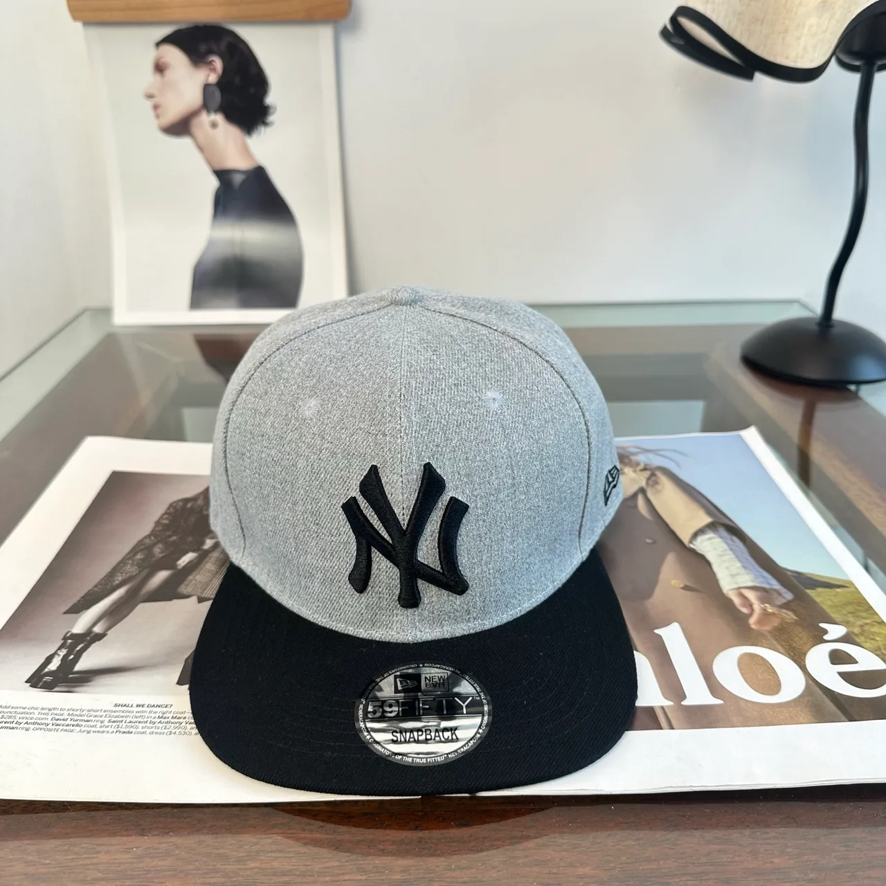 New Era Baseball Cap in Grey · view 1