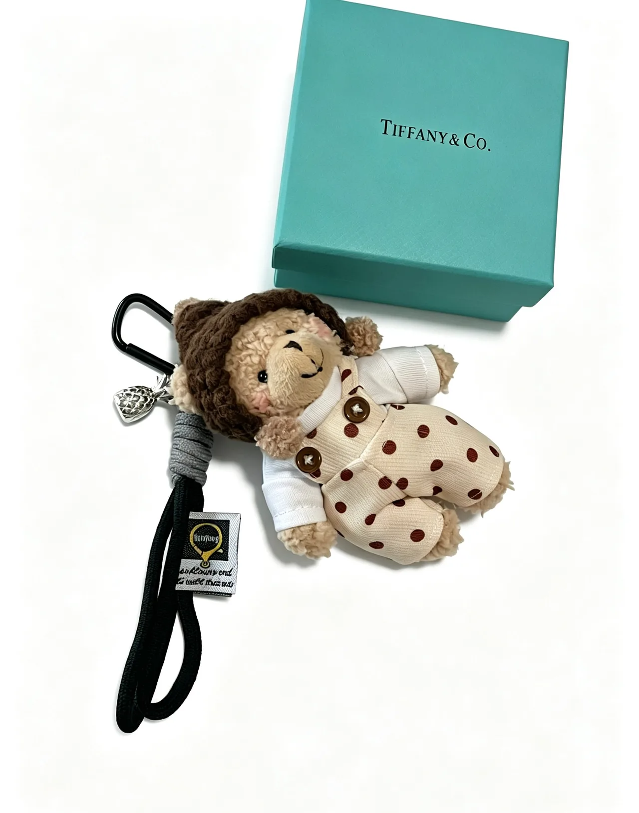 Tiffany & Co. Bear Keychain in Beige · view 1